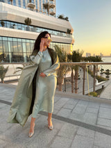 Green Color Abaya