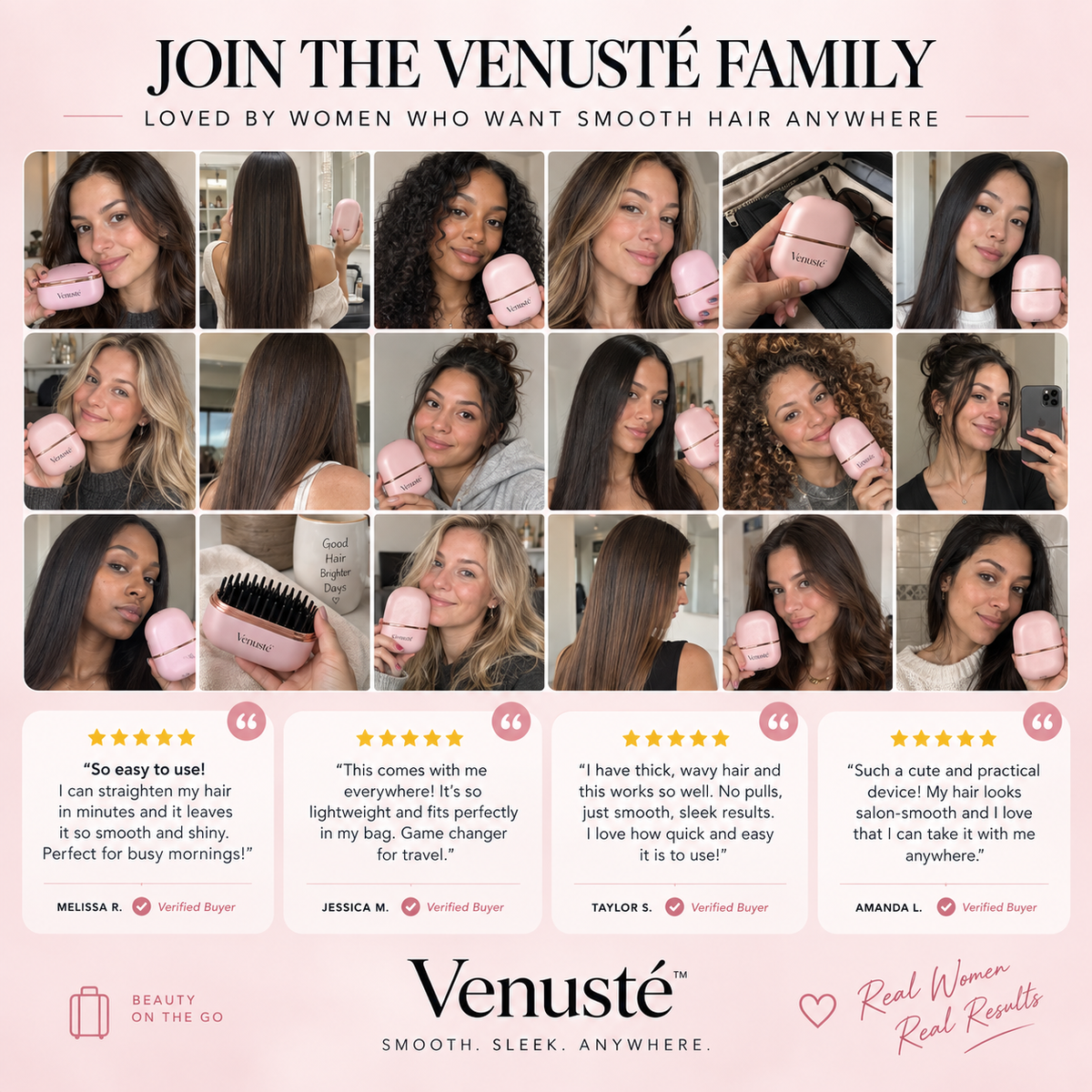 Venusté Pocket Hair Straightener