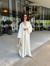 White Color Abaya Vanessa