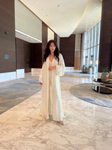 White Color Abaya Vanessa